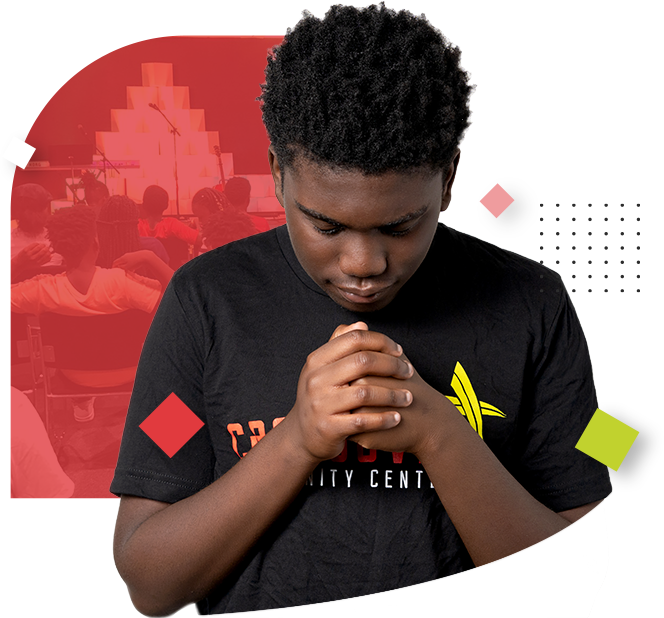 Youth in prayer